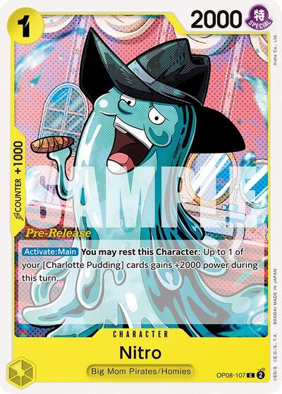 Nitro (OP08-107) [Two Legends Pre-Release Cards] | Jack's On Queen