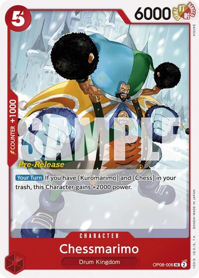 Chessmarimo (OP08-006) [Two Legends Pre-Release Cards] | Jack's On Queen