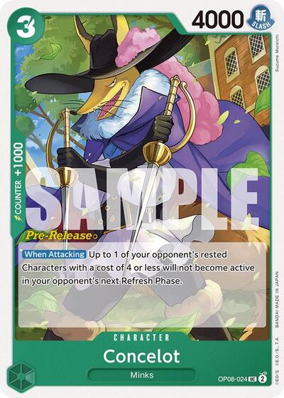 Concelot (OP08-024) [Two Legends Pre-Release Cards] | Jack's On Queen