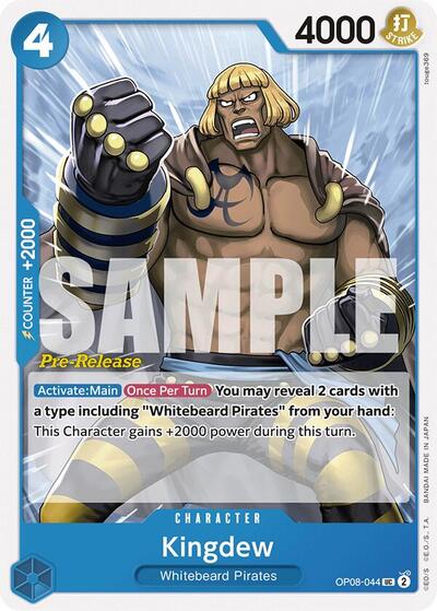 Kingdew (OP08-044) [Two Legends Pre-Release Cards] | Jack's On Queen