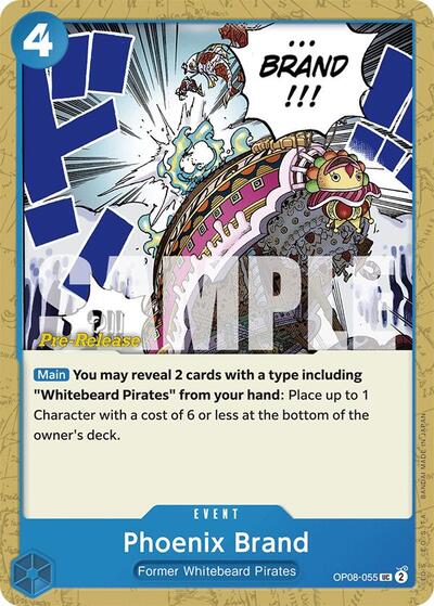 Phoenix Brand (OP08-055) [Two Legends Pre-Release Cards] | Jack's On Queen