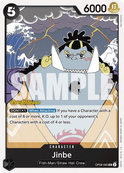 Jinbe (OP08-085) [Two Legends Pre-Release Cards] | Jack's On Queen