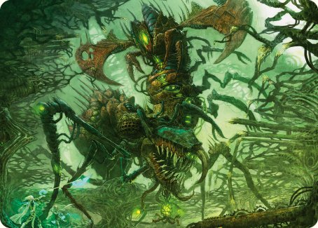 Skyscythe Engulfer Art Card [Phyrexia: All Will Be One Art Series] | Jack's On Queen