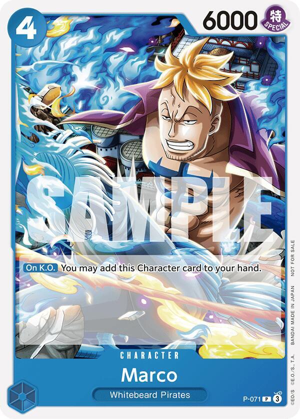 Marco (Two Legends Pre-Release) (P-071) [One Piece Promotion Cards] | Jack's On Queen