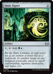 Simic Signet [Duskmourn: House of Horror Commander] | Jack's On Queen