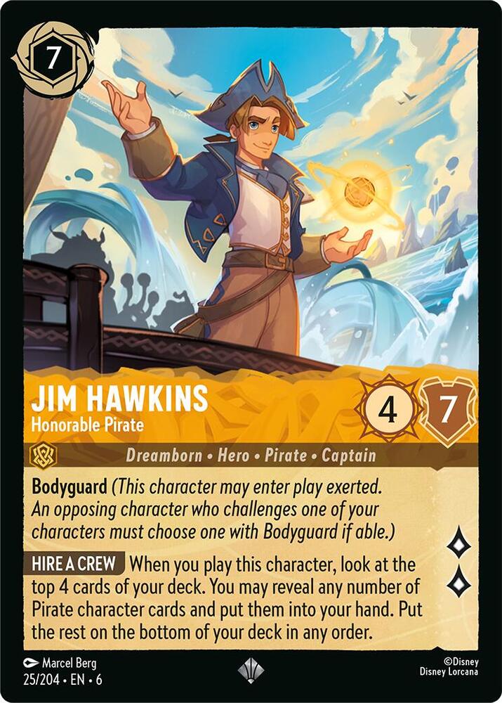 Jim Hawkins - Honorable Pirate (25/204) [Azurite Sea] | Jack's On Queen