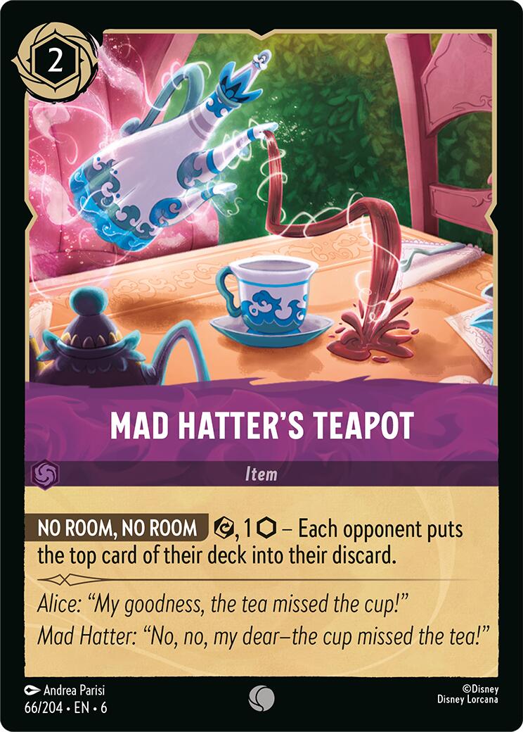 Mad Hatter's Teapot (66/204) [Azurite Sea] | Jack's On Queen