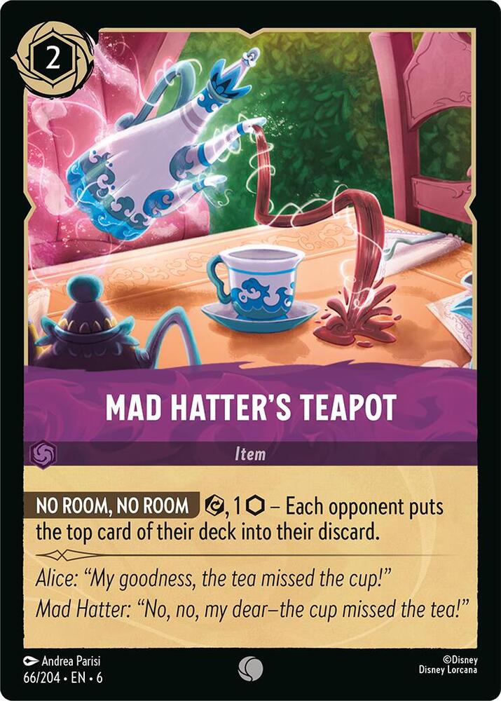 Mad Hatter's Teapot (66/204) [Azurite Sea] | Jack's On Queen