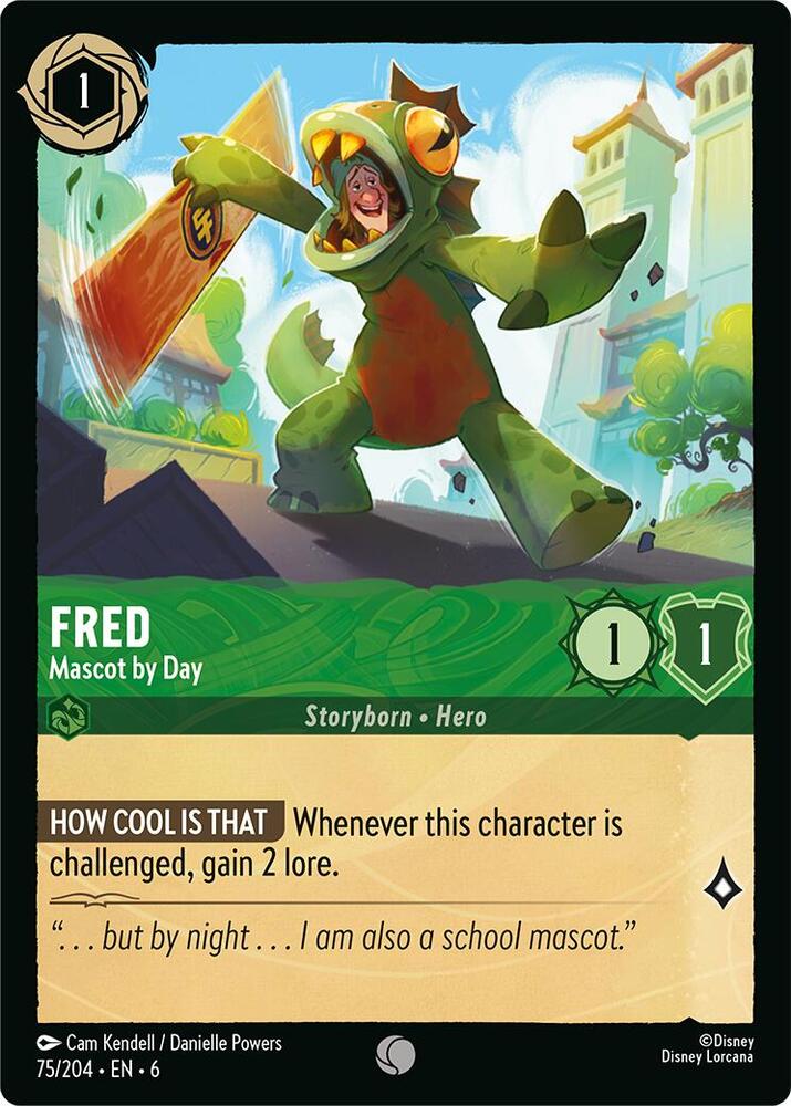 Fred - Mascot by Day (75/204) [Azurite Sea] | Jack's On Queen