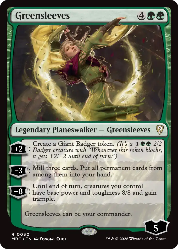 Greensleeves [Mystery Booster: Commander Edition] | Jack's On Queen