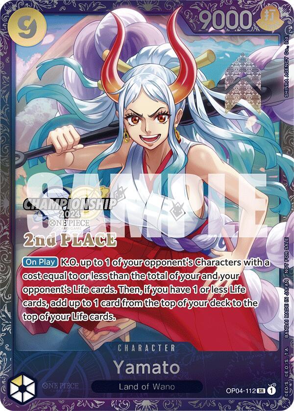 Yamato (Championship 2024 Finals 2nd Place) (OP04-112) [One Piece Promotion Cards] | Jack's On Queen