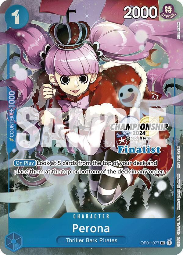 Perona (Championship 2024 Finalist Card Set) (OP01-077) [One Piece Promotion Cards] | Jack's On Queen