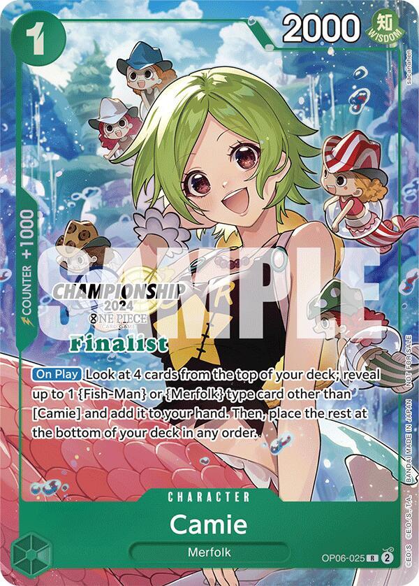 Camie (Championship 2024 Finalist Card Set) (OP06-025) [One Piece Promotion Cards] | Jack's On Queen