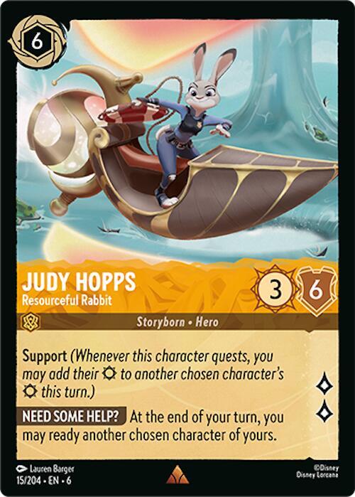 Judy Hopps - Resourceful Rabbit (15/204) [Azurite Sea] | Jack's On Queen