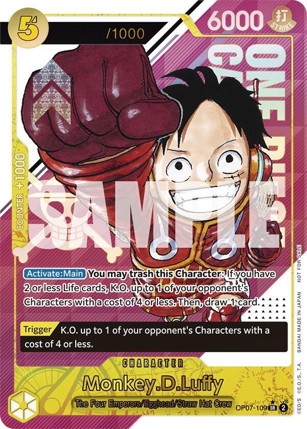Monkey.D.Luffy (CS 2024 Event Pack) (OP07-109) [One Piece Promotion Cards] | Jack's On Queen