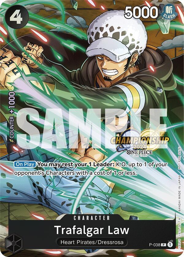 Trafalgar Law - P-038 (CS 2024 Event Pack) (P-038) [One Piece Promotion Cards] | Jack's On Queen