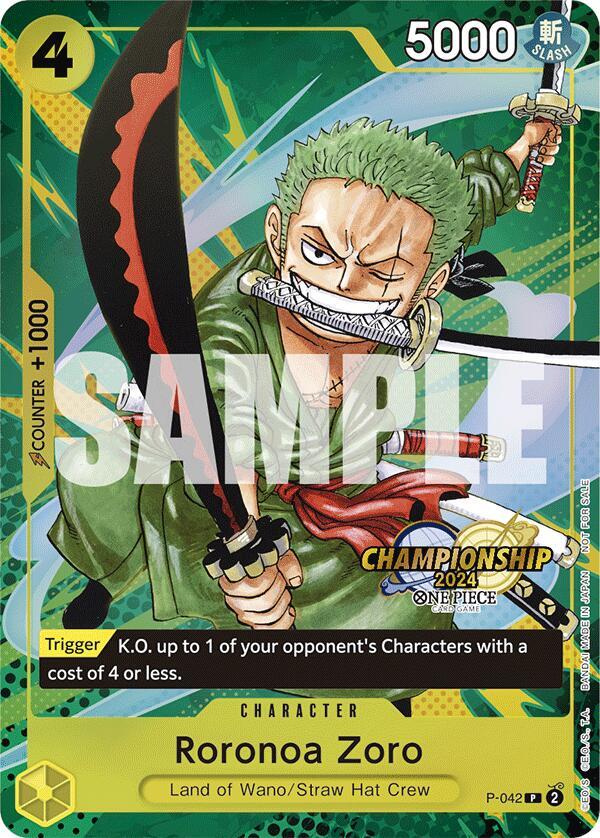 Roronoa Zoro (CS 2024 Event Pack) (P-042) [One Piece Promotion Cards] | Jack's On Queen