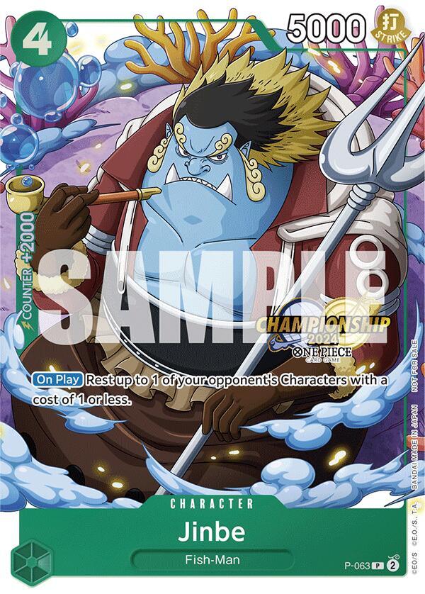 Jinbe (CS 2024 Event Pack) (P-063) [One Piece Promotion Cards] | Jack's On Queen