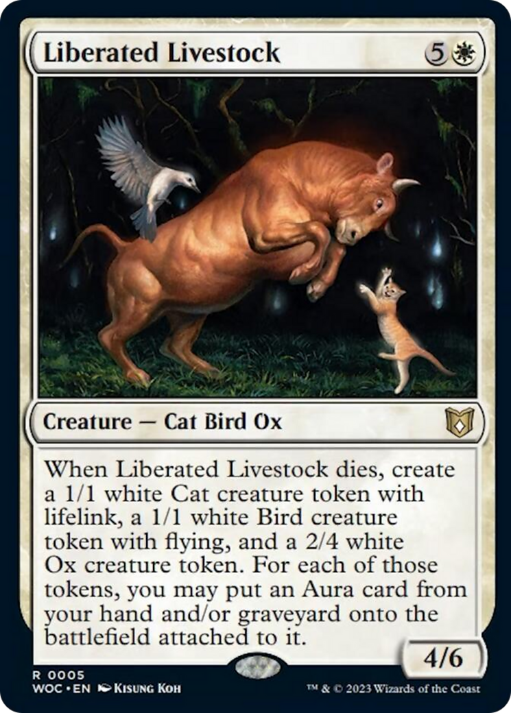 Liberated Livestock [Wilds of Eldraine Commander] | Jack's On Queen