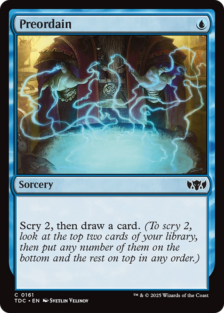 Preordain [Tarkir: Dragonstorm Commander] | Jack's On Queen
