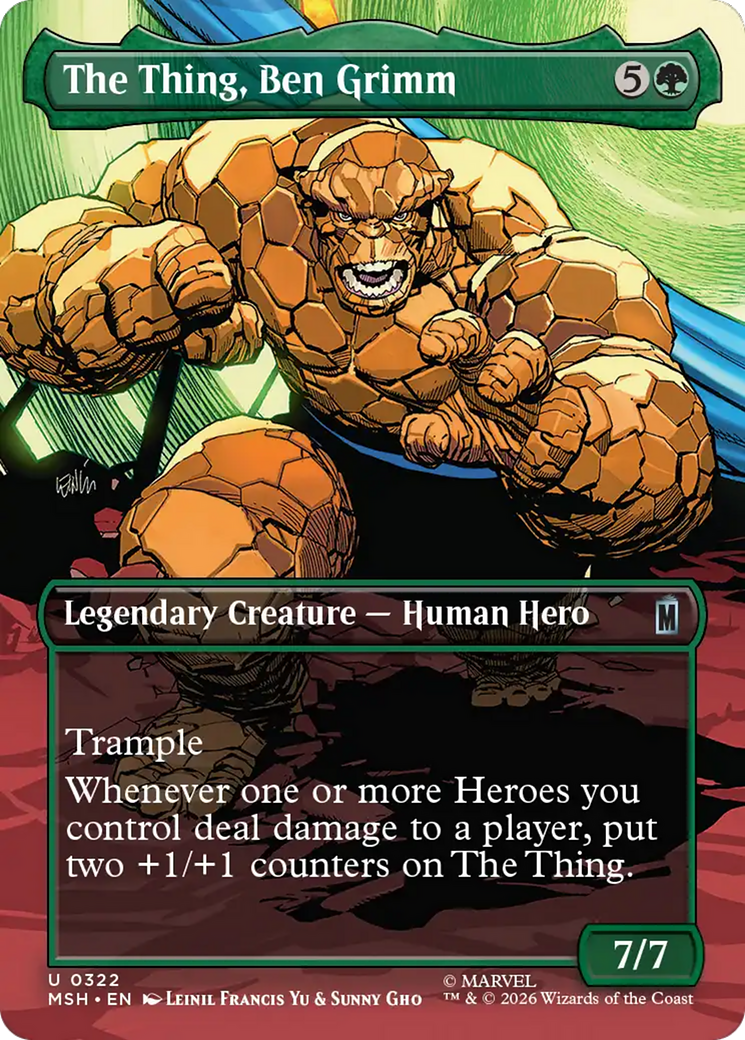 The Thing, Ben Grimm (Borderless) [Marvel Super Heroes] | Jack's On Queen