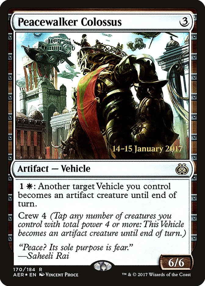 Peacewalker Colossus [Aether Revolt Prerelease Promos] | Jack's On Queen