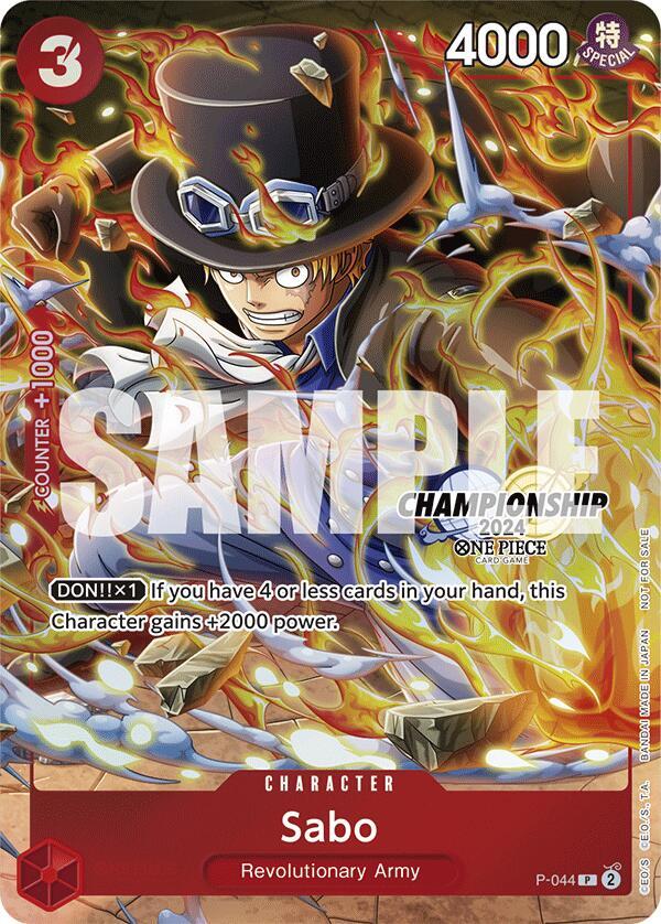 Sabo (CS 2024 Event Pack Finalist) (P-044) [One Piece Promotion Cards] | Jack's On Queen