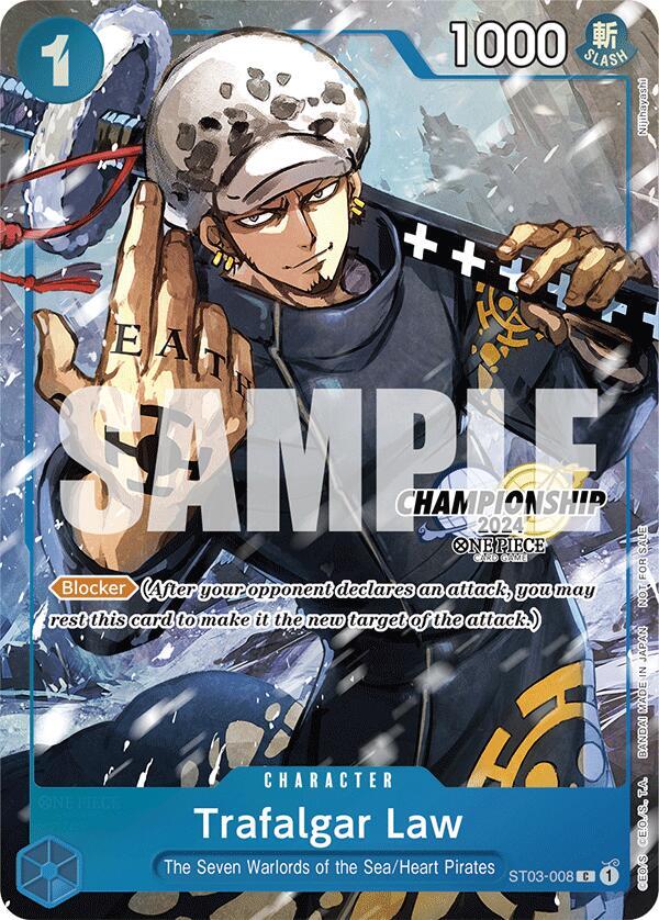 Trafalgar Law - ST03-008 (CS 2024 Event Pack Finalist) (ST03-008) [One Piece Promotion Cards] | Jack's On Queen