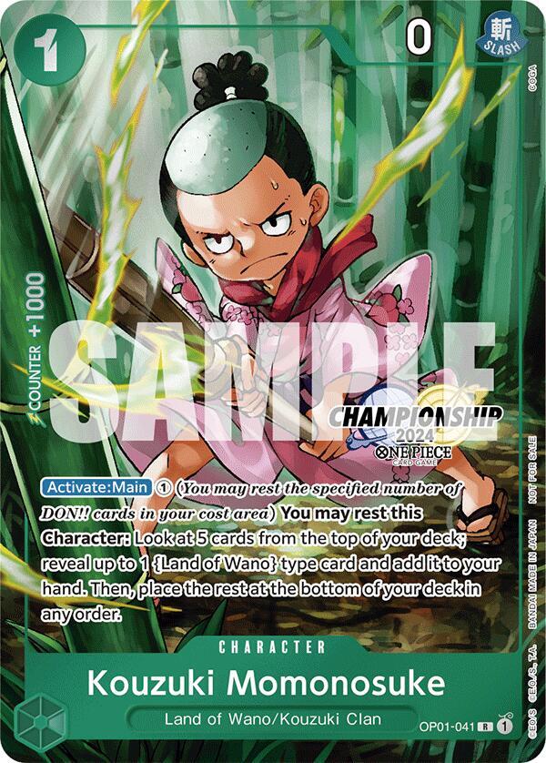 Kouzuki Momonosuke (CS 2024 Celebration Pack) (OP01-041) [One Piece Promotion Cards] | Jack's On Queen