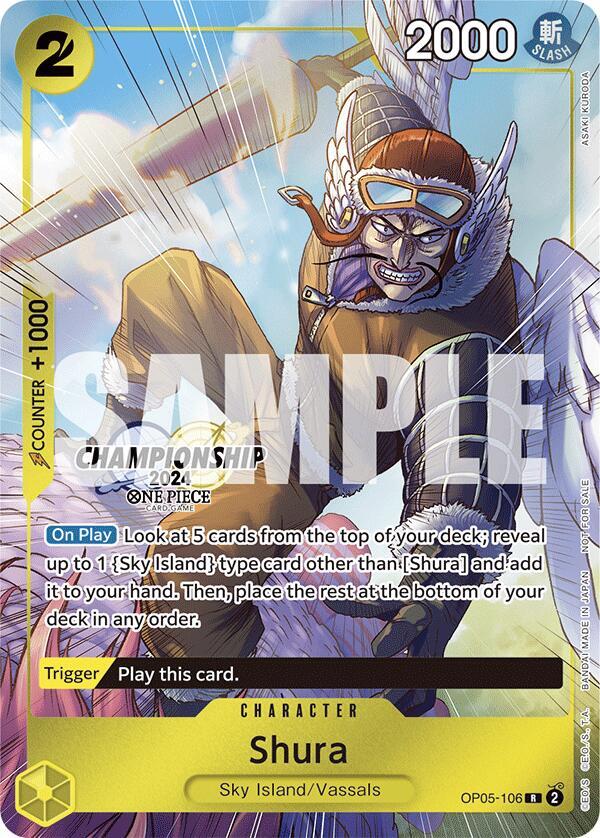 Shura (CS 2024 Celebration Pack) (OP05-106) [One Piece Promotion Cards] | Jack's On Queen