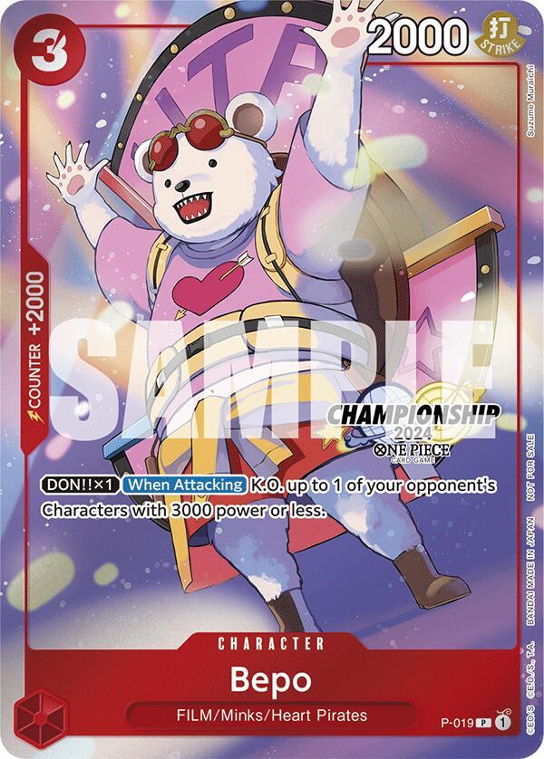 Bepo (CS 2024 Celebration Pack) (P-019) [One Piece Promotion Cards] | Jack's On Queen