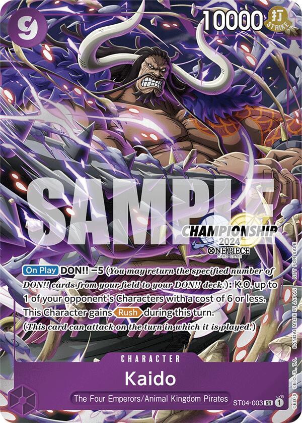 Kaido (CS 2024 Celebration Pack) (ST04-003) [One Piece Promotion Cards] | Jack's On Queen