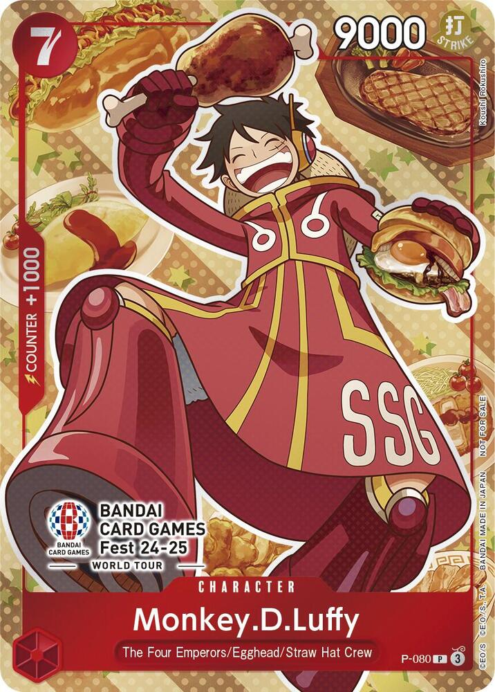 Monkey.D.Luffy (Bandai Card Games Fest 24-25) (P-080) [One Piece Promotion Cards] | Jack's On Queen