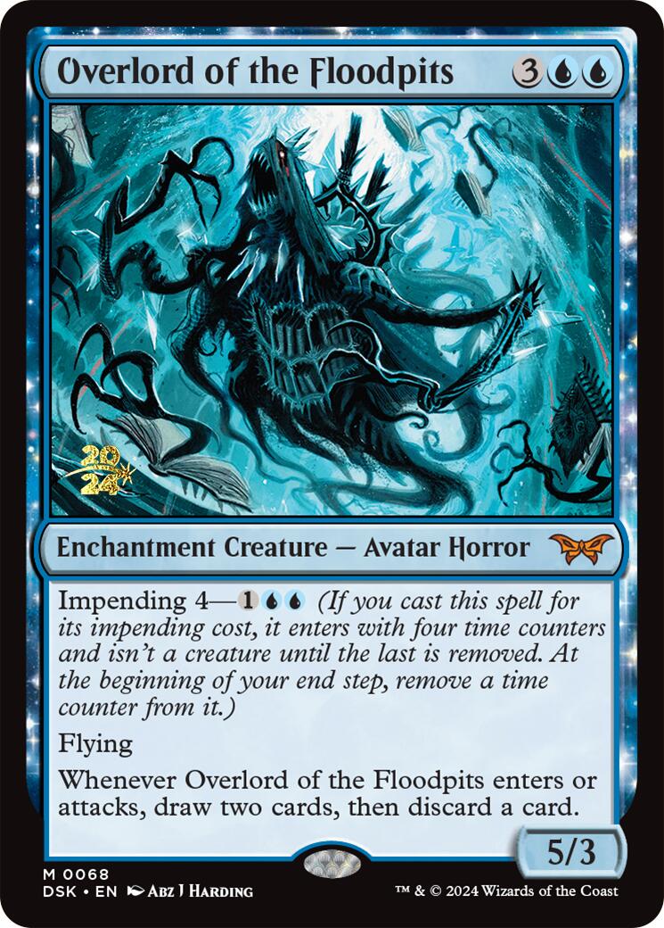 Overlord of the Floodpits [Duskmourn: House of Horror Prerelease Promos] | Jack's On Queen