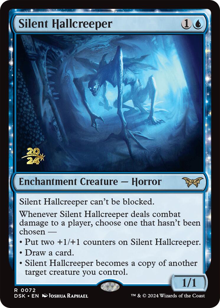 Silent Hallcreeper [Duskmourn: House of Horror Prerelease Promos] | Jack's On Queen