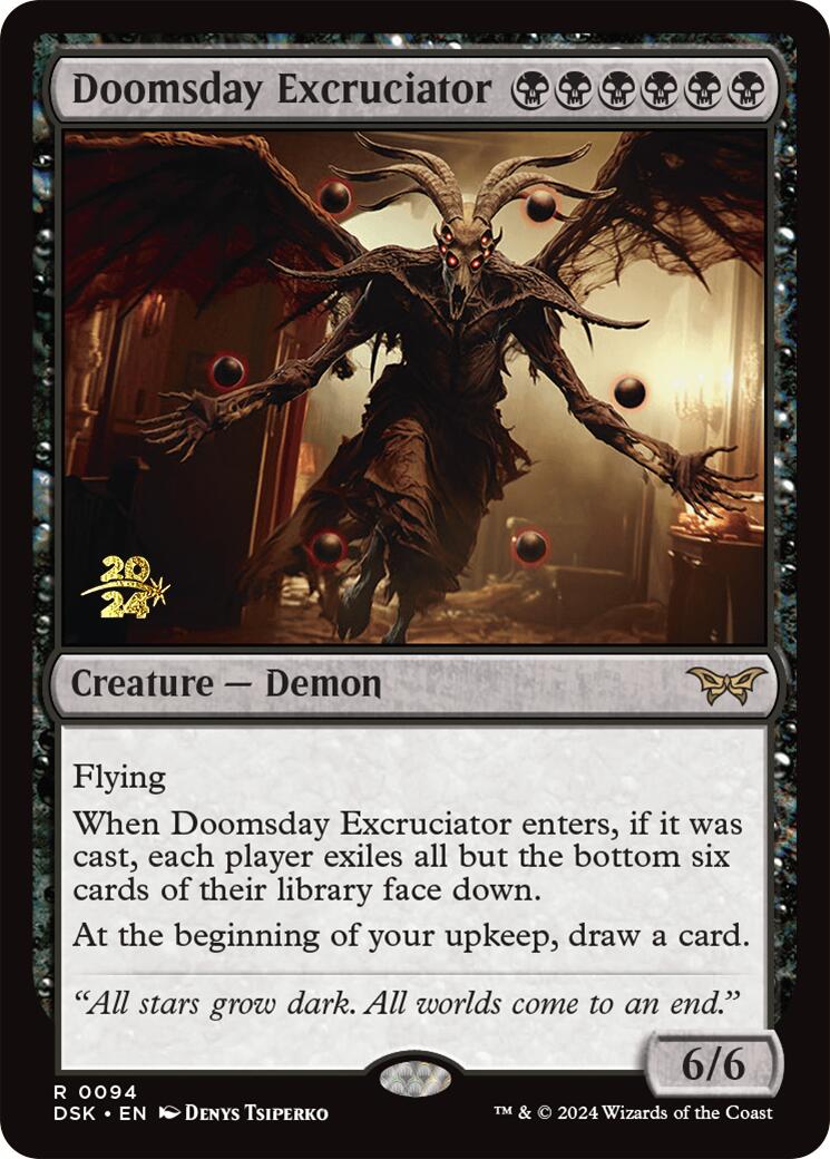 Doomsday Excruciator [Duskmourn: House of Horror Prerelease Promos] | Jack's On Queen