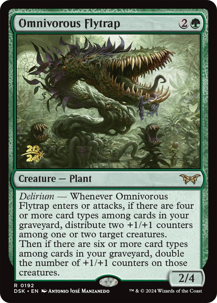 Omnivorous Flytrap [Duskmourn: House of Horror Prerelease Promos] | Jack's On Queen