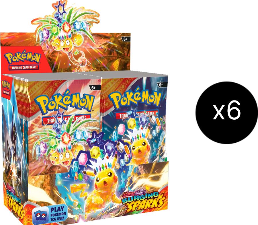Scarlet & Violet: Surging Sparks - Booster Box Case | Jack's On Queen