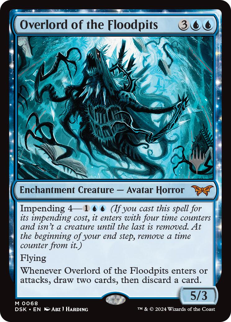 Overlord of the Floodpits [Duskmourn: House of Horror Promos] | Jack's On Queen