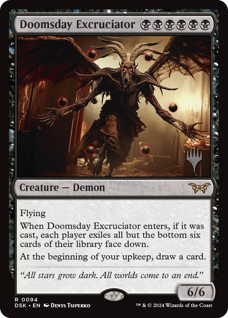 Doomsday Excruciator [Duskmourn: House of Horror Promos] | Jack's On Queen