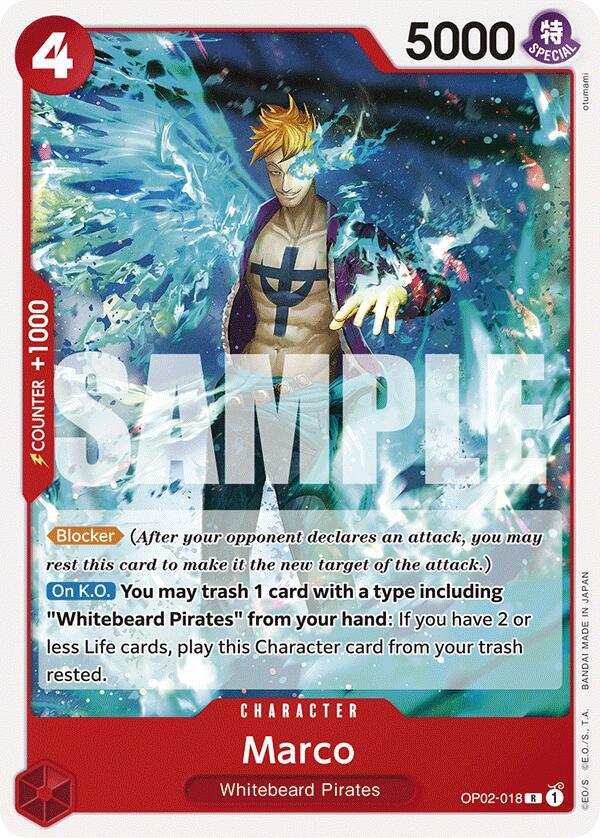 Marco (OP02-018) [Starter Deck 15: RED Edward.Newgate] | Jack's On Queen