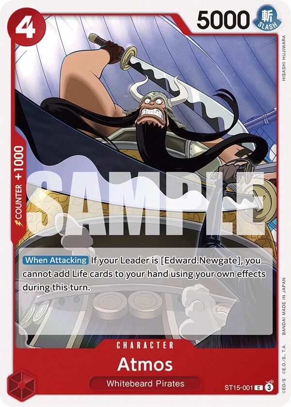 Atmos (ST15-001) [Starter Deck 15: RED Edward.Newgate] | Jack's On Queen