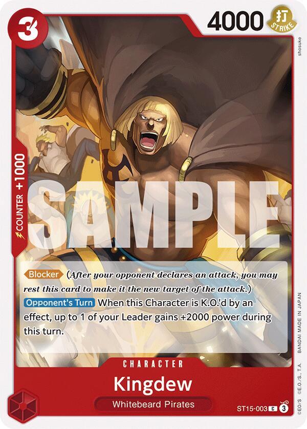 Kingdew (ST15-003) [Starter Deck 15: RED Edward.Newgate] | Jack's On Queen
