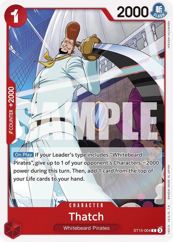 Thatch (ST15-004) [Starter Deck 15: RED Edward.Newgate] | Jack's On Queen