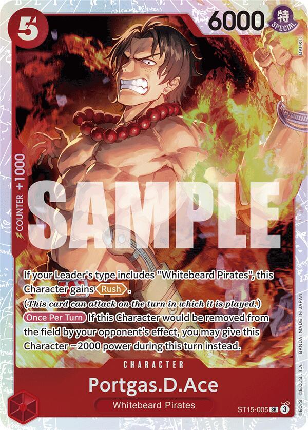 Portgas.D.Ace (ST15-005) [Starter Deck 15: RED Edward.Newgate] | Jack's On Queen