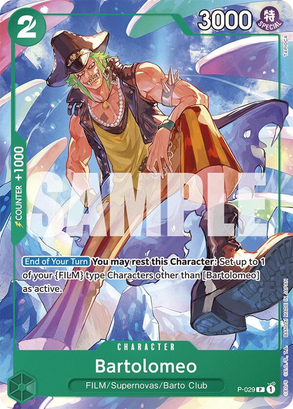 Bartolomeo (P-029) [Starter Deck 16: GREEN Uta] | Jack's On Queen