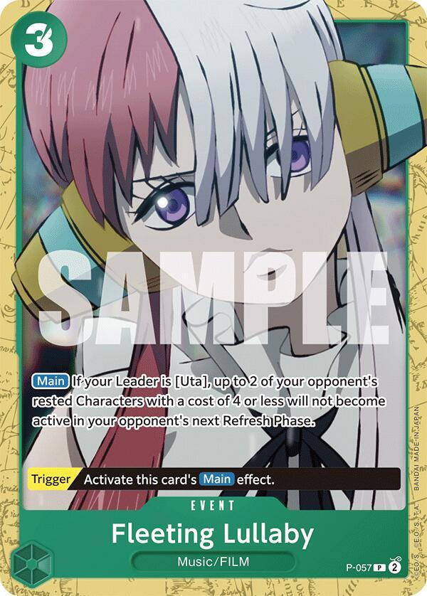 Fleeting Lullaby (P-057) [Starter Deck 16: GREEN Uta] | Jack's On Queen