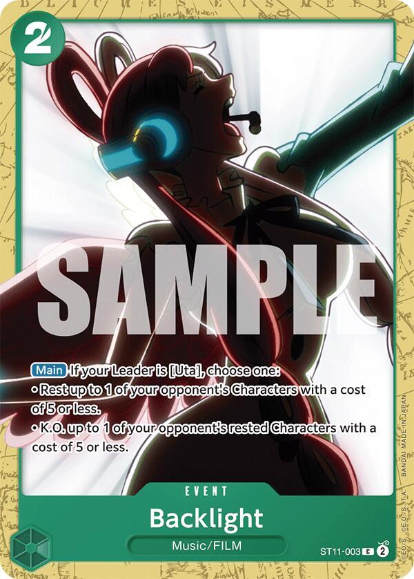 Backlight (ST11-003) [Starter Deck 16: GREEN Uta] | Jack's On Queen