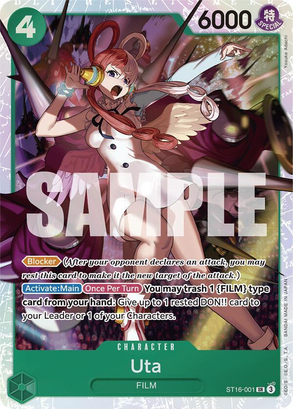 Uta (ST16-001) (ST16-001) [Starter Deck 16: GREEN Uta] | Jack's On Queen