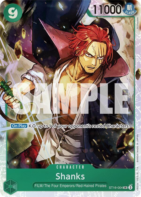 Shanks (ST16-004) [Starter Deck 16: GREEN Uta] | Jack's On Queen